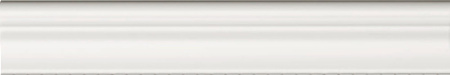 Moldura Plinth White Mate 5x30