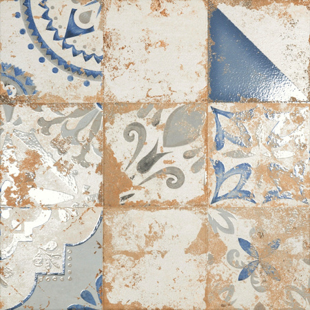 Memory Azul Brillo Rect. 58x58