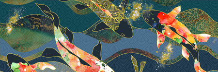RED KOI 1 DECOR  30X90
