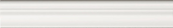 Moldura Plinth White Mate 5x30
