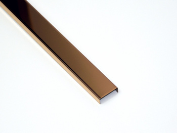 LISTWA ZE STALI NIERDZEWNEJ 0,6/1,0/270 BRONZE B10