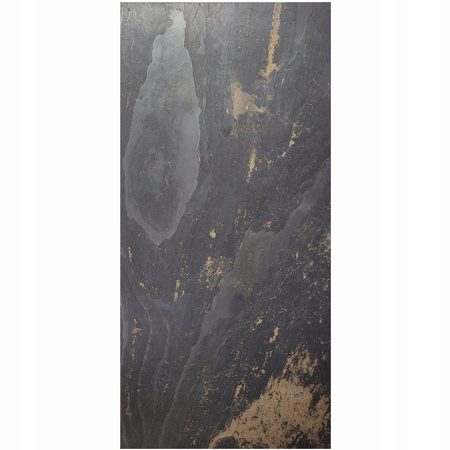 Kamień w rolce Fornir kamienny Naturalny Black Slate Gold 122x280x0,2 cm