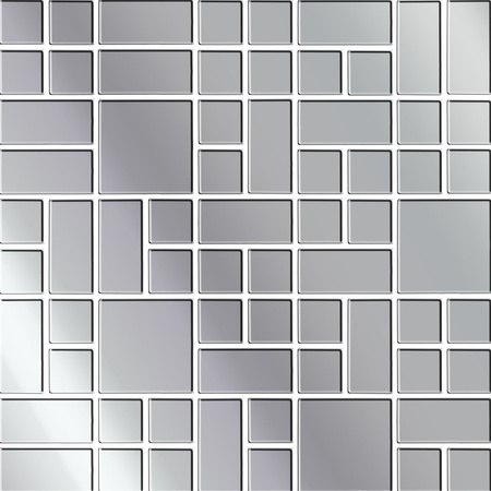 PLATINUM GLASS MOSAIC 25x25