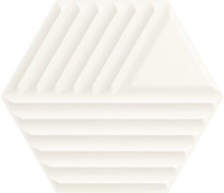 WOODSKIN BIANCO HEKSAGON STRUKTURA C SCIANA 19,8X17,1