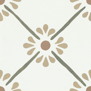 Provenza Green Flower 22,3x22,3