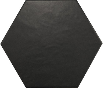 HEXATILE NEGRO MATE 17,5X20 G1 EQ 20338