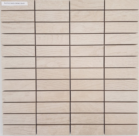 RUSTICO MOS CREAM 30X30
