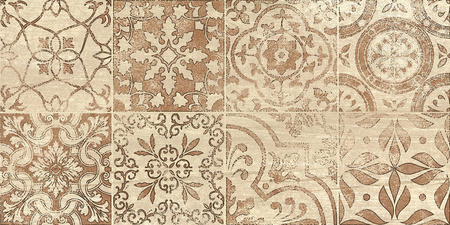 BOARD 2 MAJOLICA RETT. DEKOR 30x60