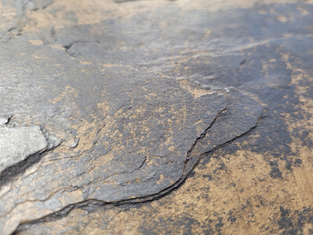 Kamień w rolce Fornir kamienny Naturalny Black Slate Gold 122x280x0,2 cm