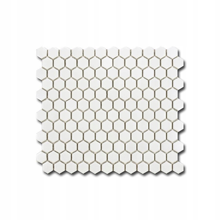 Mozaika Hexagon Blanco&BLACK 26x30