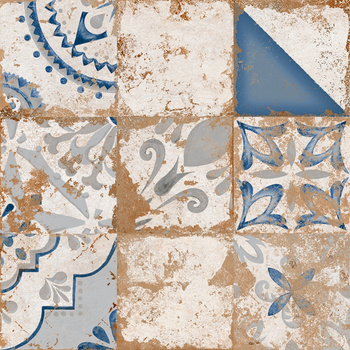 Memory Azul Brillo Rect. 58x58