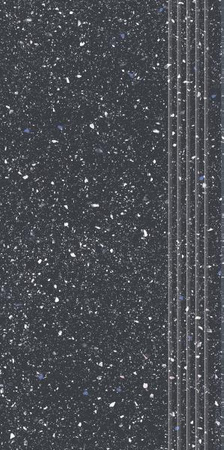 MOONDUST ( MACROSIDE ) ANTRACITE STOPNICA PROSTA NACINANA MAT. 29,8x59,8