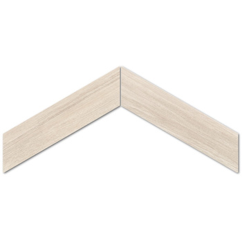 Sleek Wood White Chevron Nat. 11x54