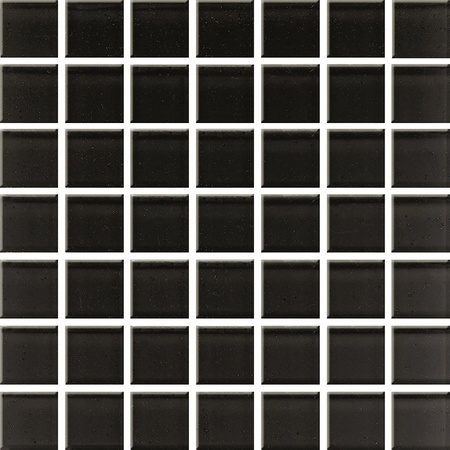 DOMENICO BLACK GLASS MOSAIC 20X20