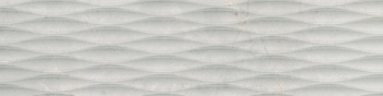 GRES MASTERSTONE WHITE DECOR WAVES RECT. 1197X297