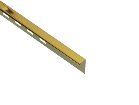 LISTWA ZE STALI NIERDZEWNEJ L-KSZTAŁTNA 0,6/1,0/270 GOLD LG10