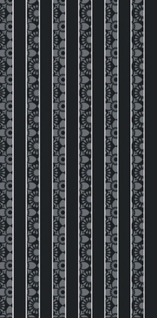 PIUMETTA NERO INSERTO PASKI 29,5x59,5