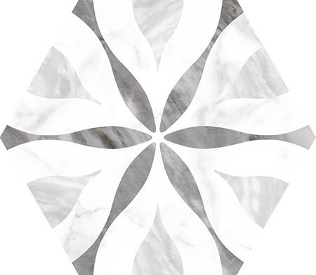BARDIGLIO HEXAGON FLOWER 17,5X20 G1 EQ 23772
