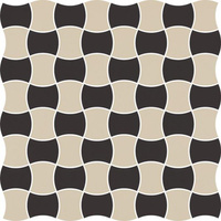 MODERNIZM NERO MOZAIKA PRASOWANA K.3,6X4,4 MIX C 30,86X30,86