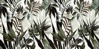 RAINFOREST LEAVES SAT 59,8X119,8