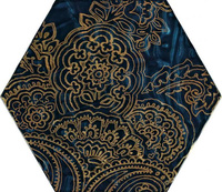 URBAN COLOURS BLUE INSERTO SZKLANE HEKSAGON B 19,8X17,1