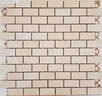 STEEL WHITE MOSAIC 30X30