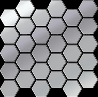 MOZAIKA PLATINUM GLASS HEXAGON 25X25,8 G.1 CC BC